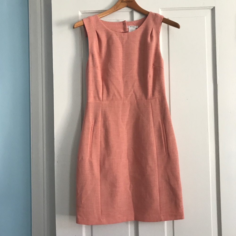 STUNNING Salmon Midi Dress